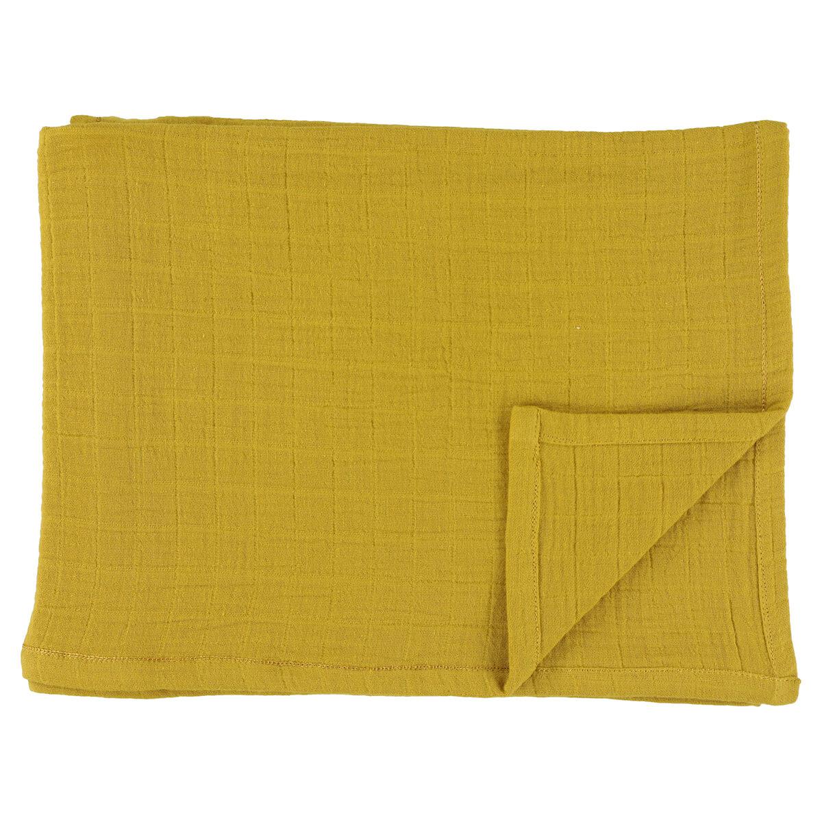 Lange 55x55cm BLISS MUSTARD Les Rêves d’Anaïs