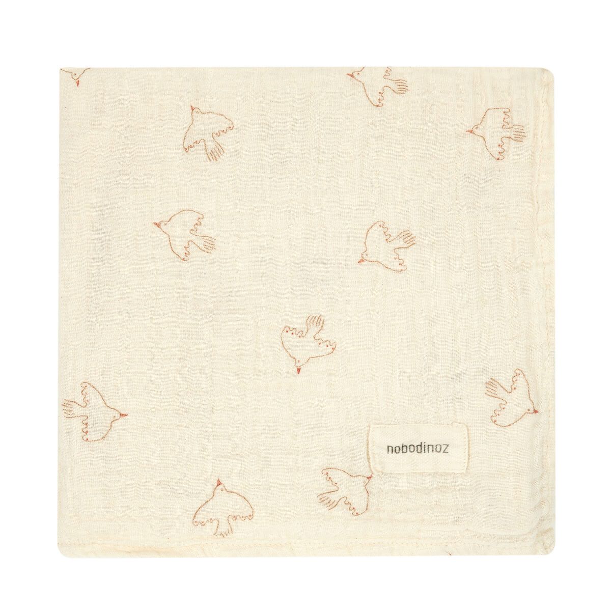 Lange 70x70cm WABI SABI Nobodinoz brown hoshi birds