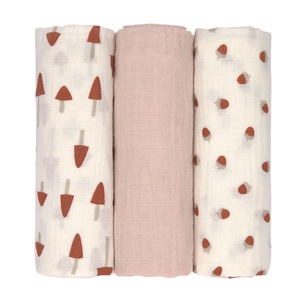 Langes 85x85cm LITTLE FOREST Laessig powder pink