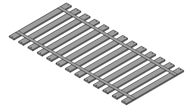 Lattenrost für Matratzeschublade Kasva