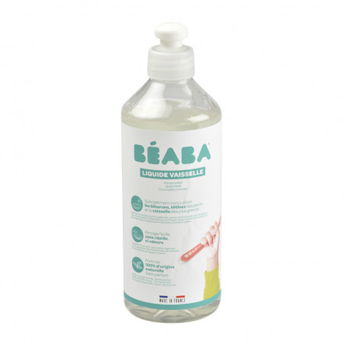 Lavavajillas líquido 100% ecológico Beaba 500 ml (caja 10 unidades)