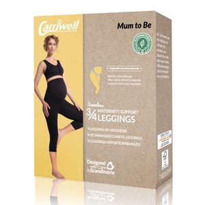 Leggins 3/4 de Grossesse XL Carriwell Noir