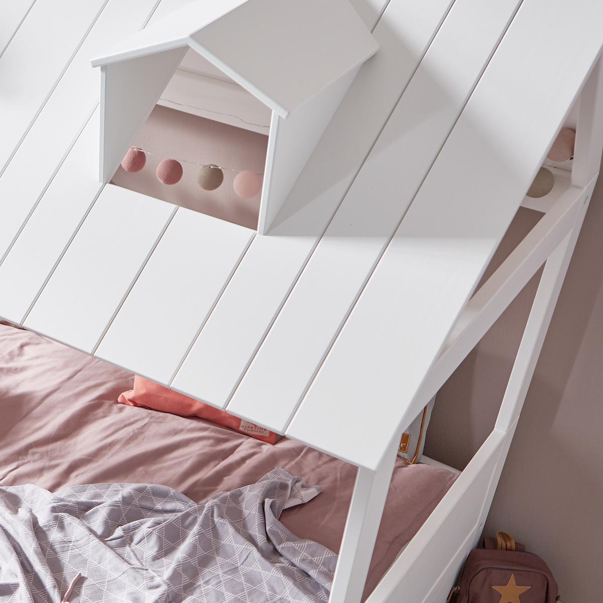 Lit 120x200cm BEACH HOUSE Lifetime blanc
