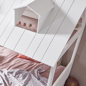Lit 120x200cm BEACH HOUSE Lifetime blanc
