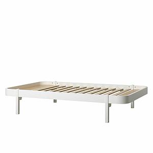 Lit 120x200cm WOOD LOUNGER Oliver Furniture blanc
