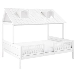 Lit 140x200cm-sommier luxe BEACH HOUSE  Lifetime blanc