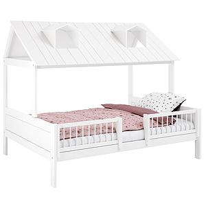 Lit 140x200cm-sommier luxe BEACH HOUSE  Lifetime blanc