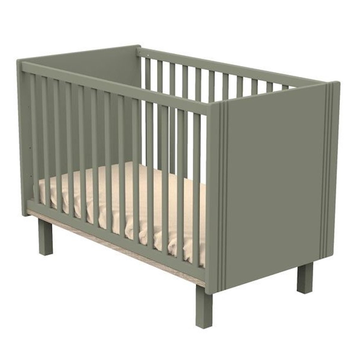 Lit 60x120cm ELEONORE Sauthon kaki