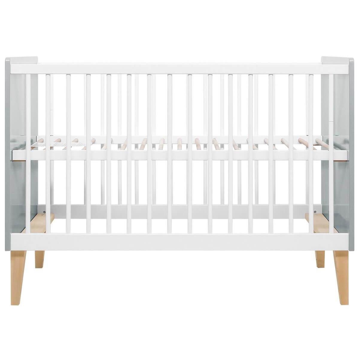 Lit 60x120cm EMMA Bopita blanc-gris