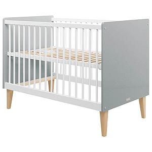 Lit 60x120cm EMMA Bopita blanc-gris