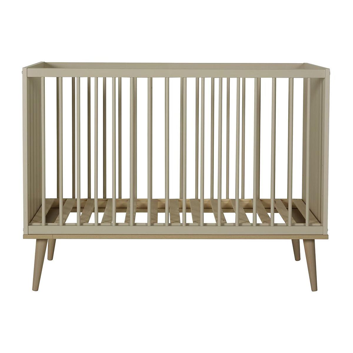 Lit 60x120cm FLOW Quax Chêne naturel-Clay