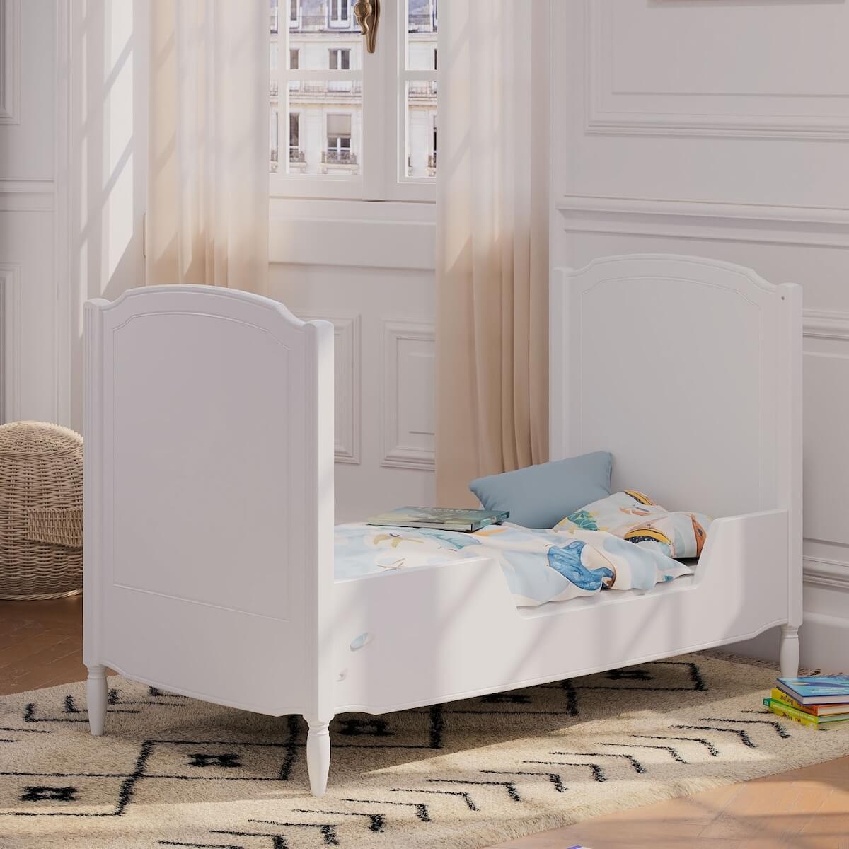 Lit 60x120cm LAFAYETTE Théo Bebe neige