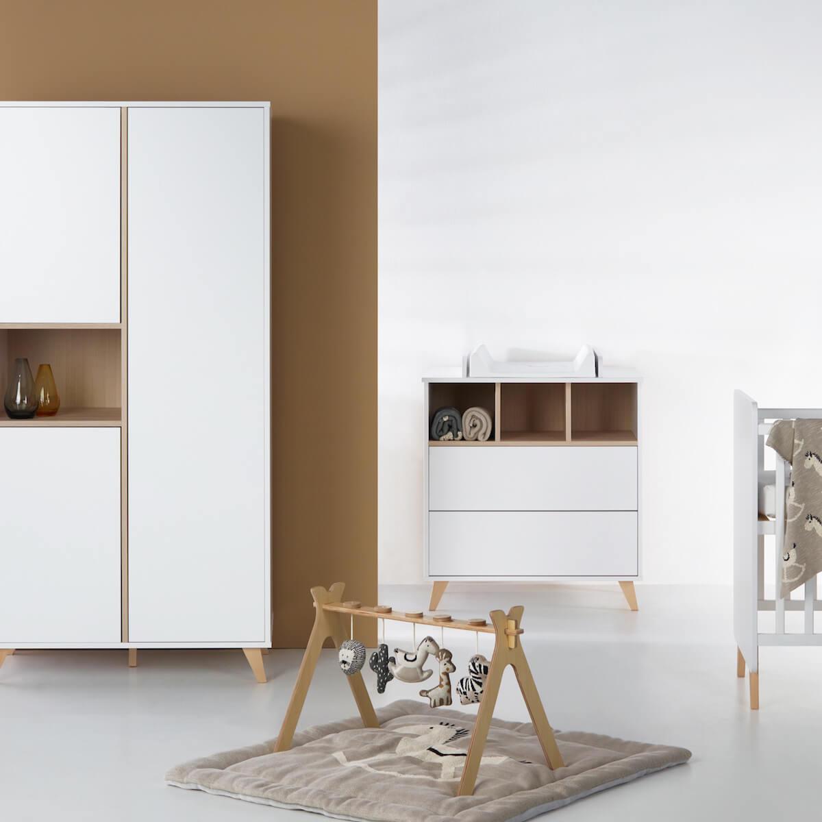 Lit 60x120cm LOFT Quax blanc