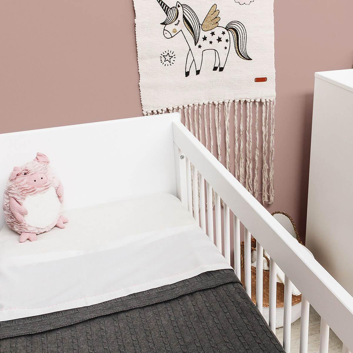 Lit 60x120cm LUCCA Bopita blanc