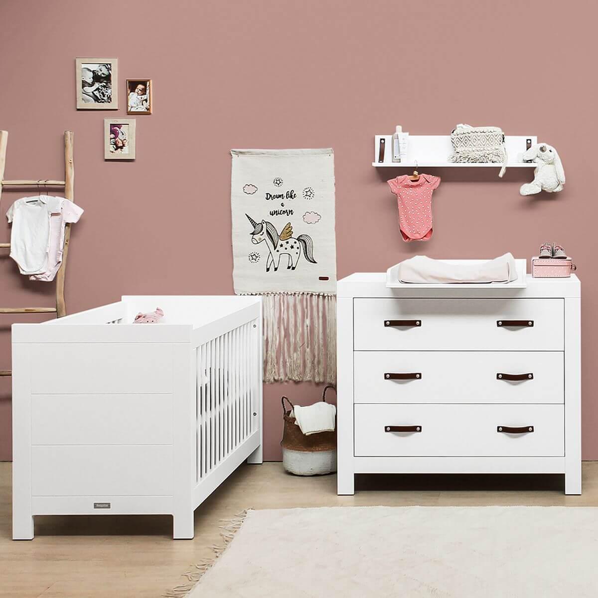 Lit 60x120cm LUCCA Bopita blanc