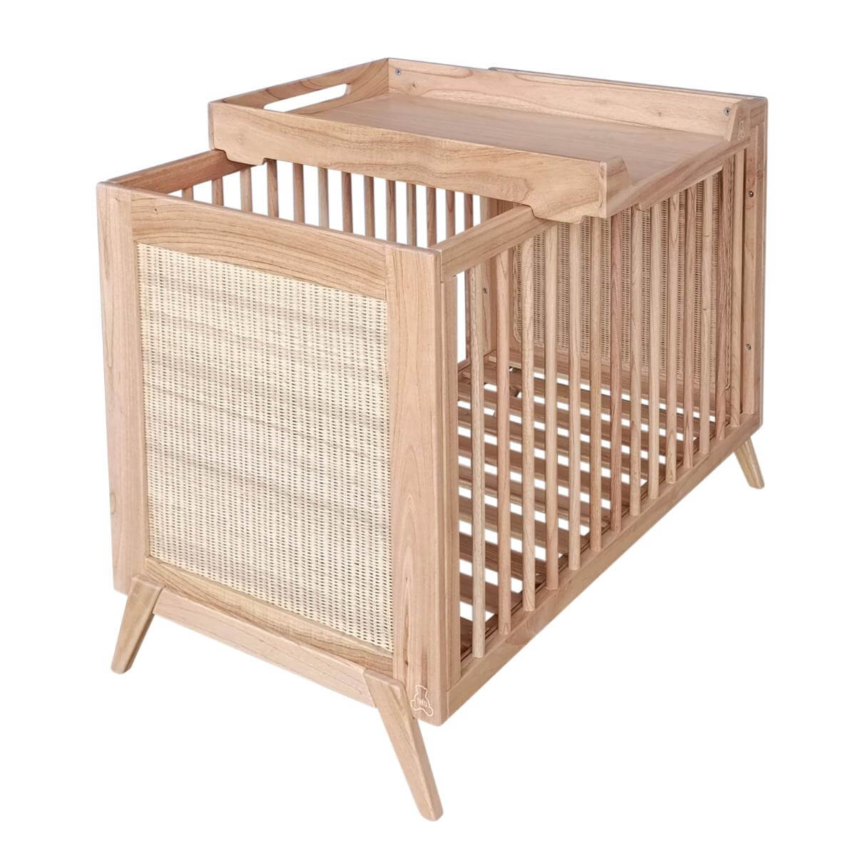 Lit 60x120cm MARELIA BOIS Théo Bebe naturel