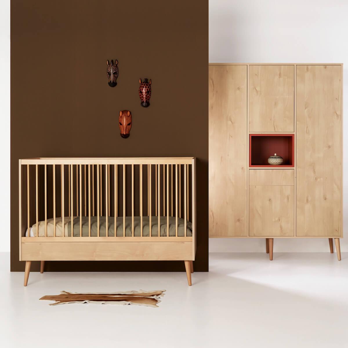 Lit 70x140cm COCOON Quax Natural Oak