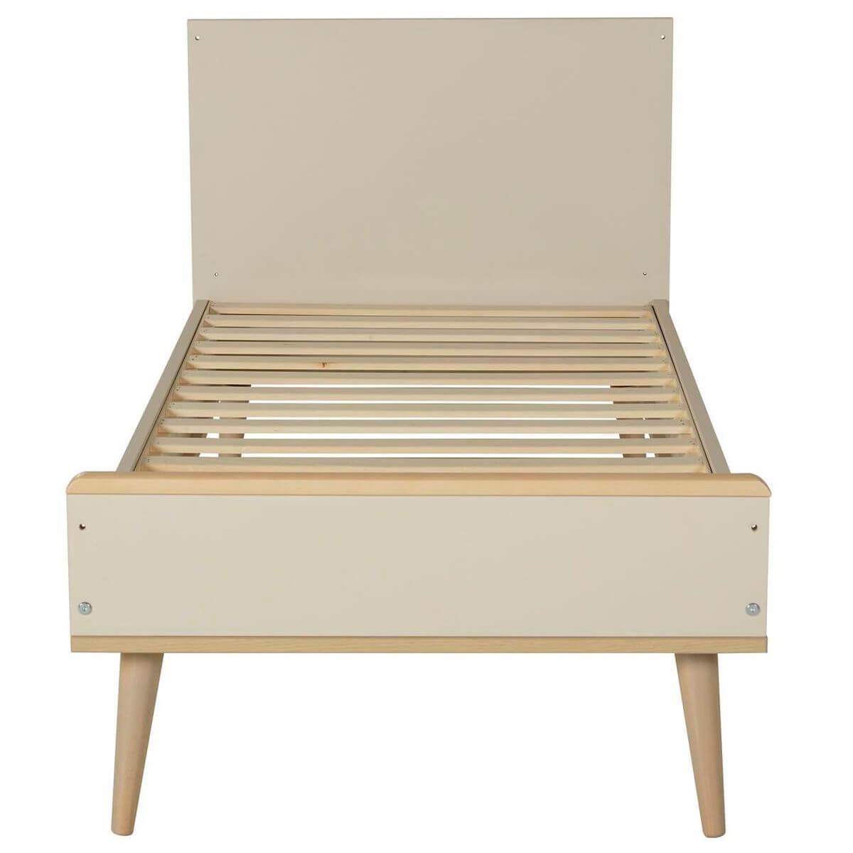 Lit 70x140cm FLOW Quax Chêne naturel-Clay