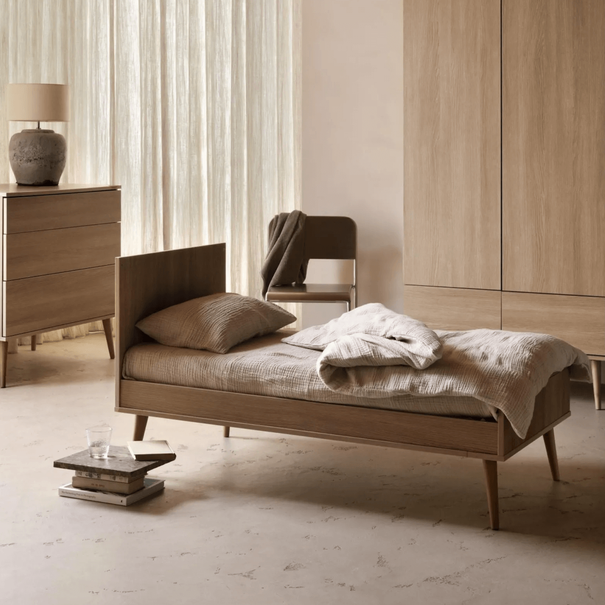 Lit 70x140cm FLOW Quax honey ash