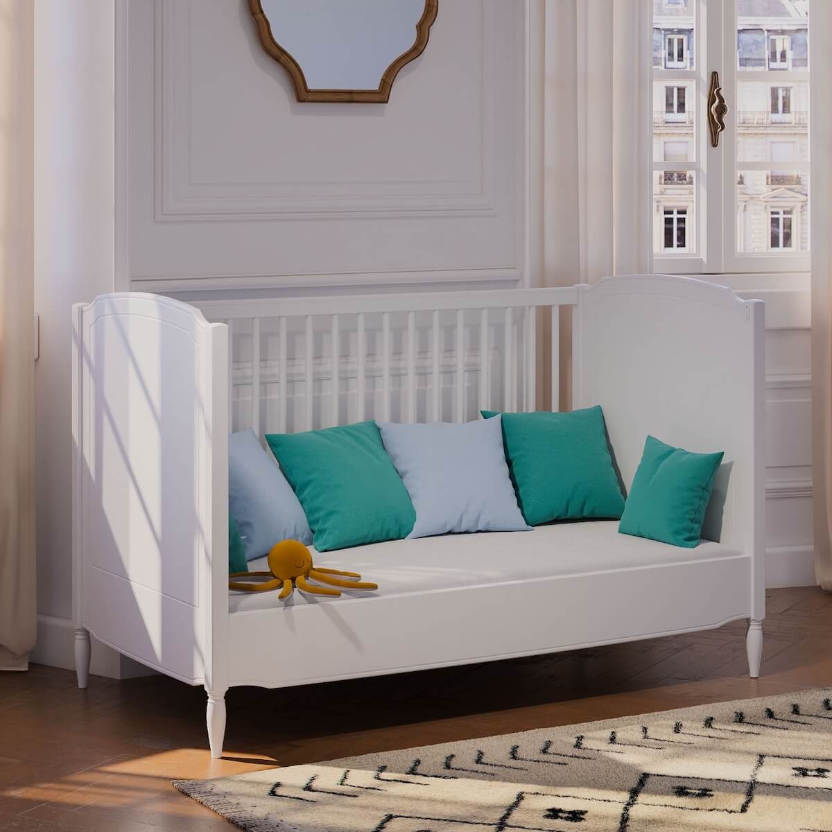 Lit 70x140cm LAFAYETTE Théo Bebe neige