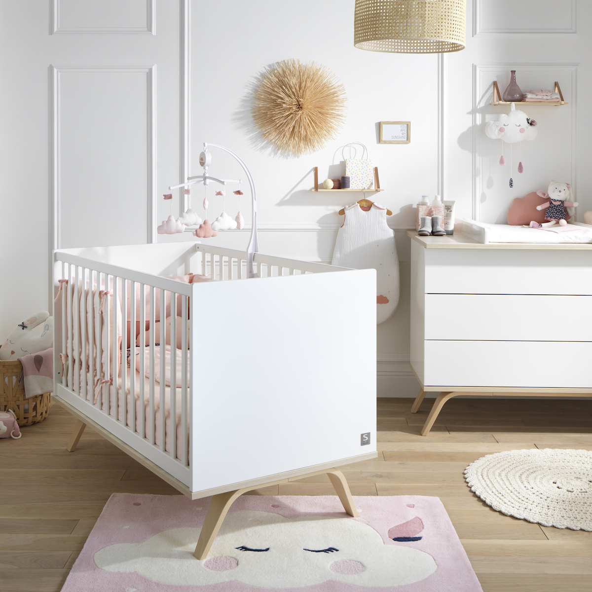 Lit 70x140cm LITTLE BIG BED SERENA Sauthon