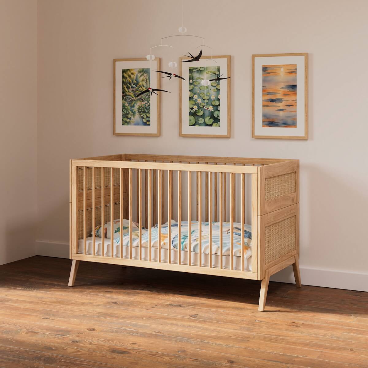 Lit 70x140cm MARELIA BOIS Théo Bebe naturel 