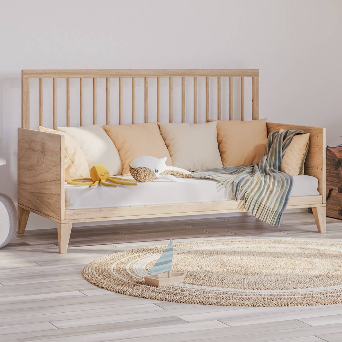 Lit 70x140cm NAIA BOIS Théo Bebe naturel