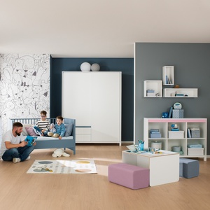 Lit 70x140cm OLLI Paidi bleu mat