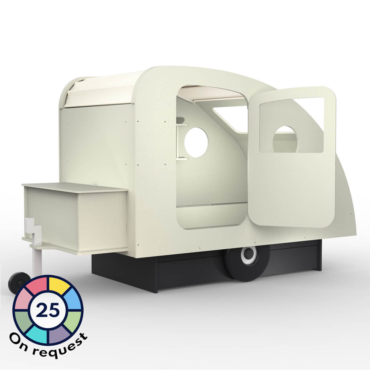Lit 90x190cm CARAVANE Mathy by Bols gris perle