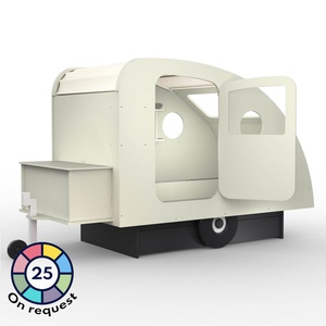 Lit 90x190cm CARAVANE Mathy by Bols gris perle