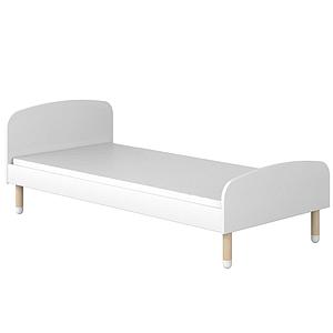 Lit 90x190cm DOTS Flexa Blanc