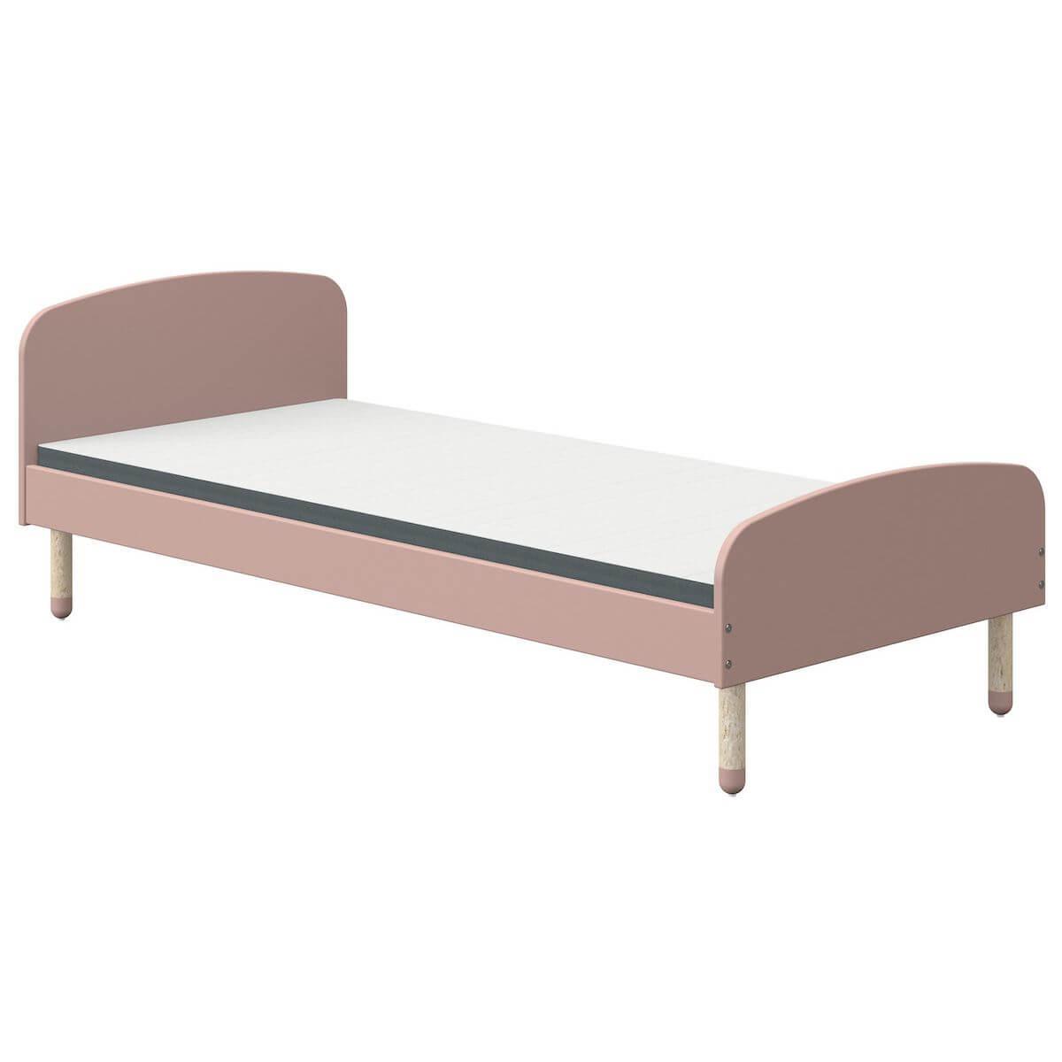 Lit 90x190cm DOTS Flexa rose