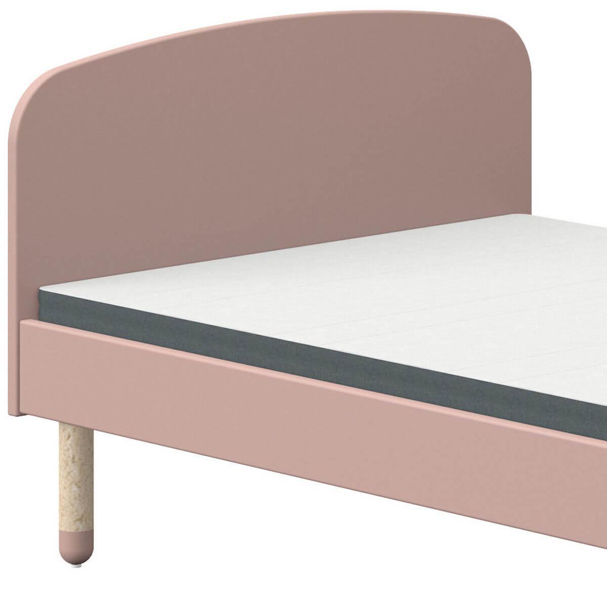 Lit 90x190cm DOTS Flexa rose