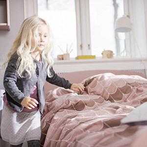 Lit 90x190cm DOTS Flexa rose