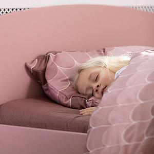 Lit 90x190cm DOTS Flexa rose