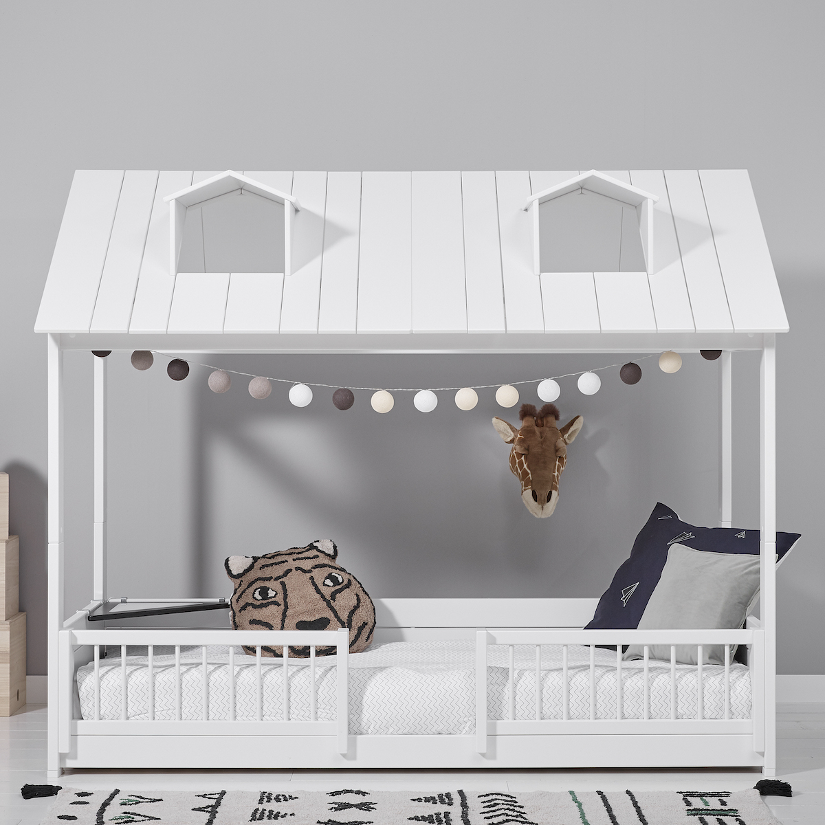 Lit 90x200cm 2en1 BEACH HOUSE Lifetime blanc