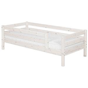 Lit 90x200cm barrière de sécurité CLASSIC Flexa blanchi