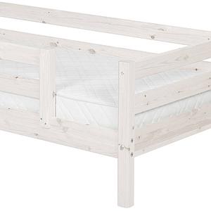 Lit 90x200cm barrière de sécurité CLASSIC Flexa blanchi