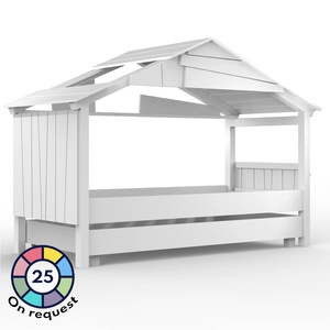 Lit 90x200cm CABANE STAR Mathy by Bols blanc