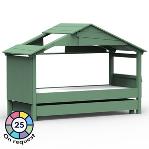 Lit 90x200cm CABANE STAR Mathy by Bols vert jungle