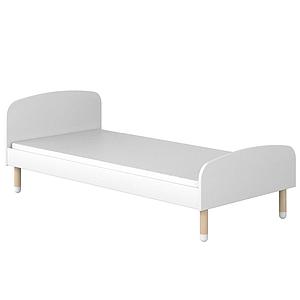 Lit 90x200cm DOTS Flexa Blanc