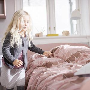 Lit 90x200cm DOTS Flexa rose