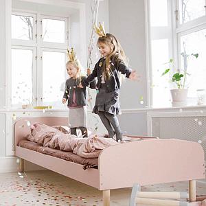 Lit 90x200cm DOTS Flexa rose