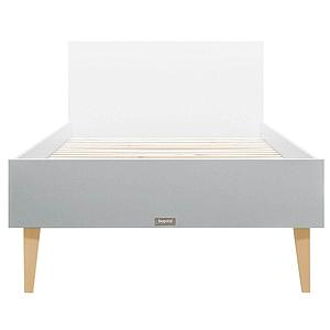 Lit 90x200cm EMMA Bopita blanc-gris