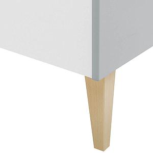 Lit 90x200cm EMMA Bopita blanc-gris