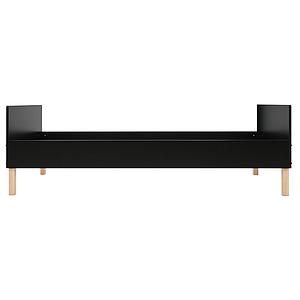 Lit 90x200cm FLORIS Bopita Noir Mat-Naturel