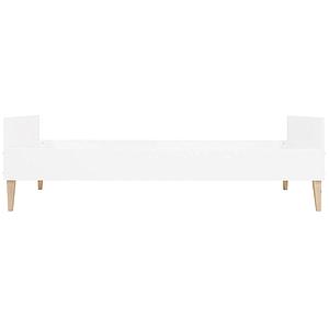 Lit 90x200cm INDY Bopita blanc-naturel