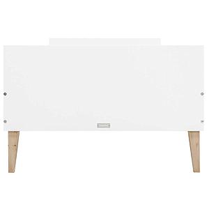 Lit 90x200cm INDY Bopita blanc-naturel