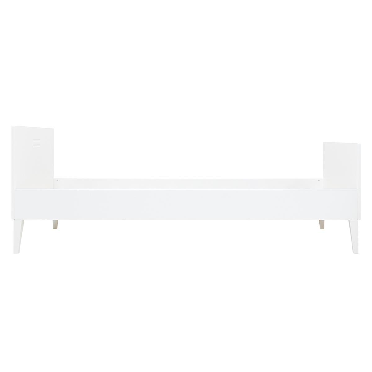 Lit 90x200cm LOCKER Bopita blanc