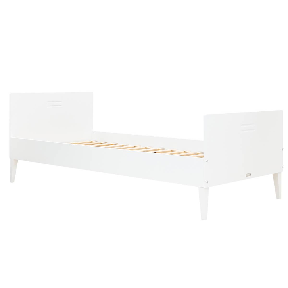 Lit 90x200cm LOCKER Bopita blanc